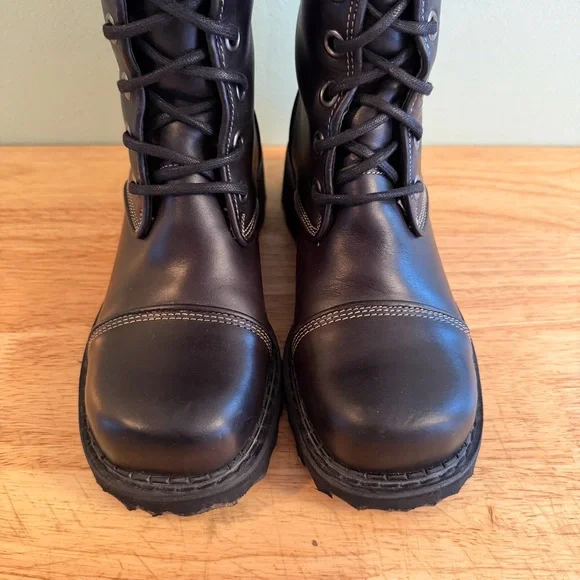 Fluevog Jessamy Knee-High Lace-Up Boots Size 6.5 - Picture 4 of 15